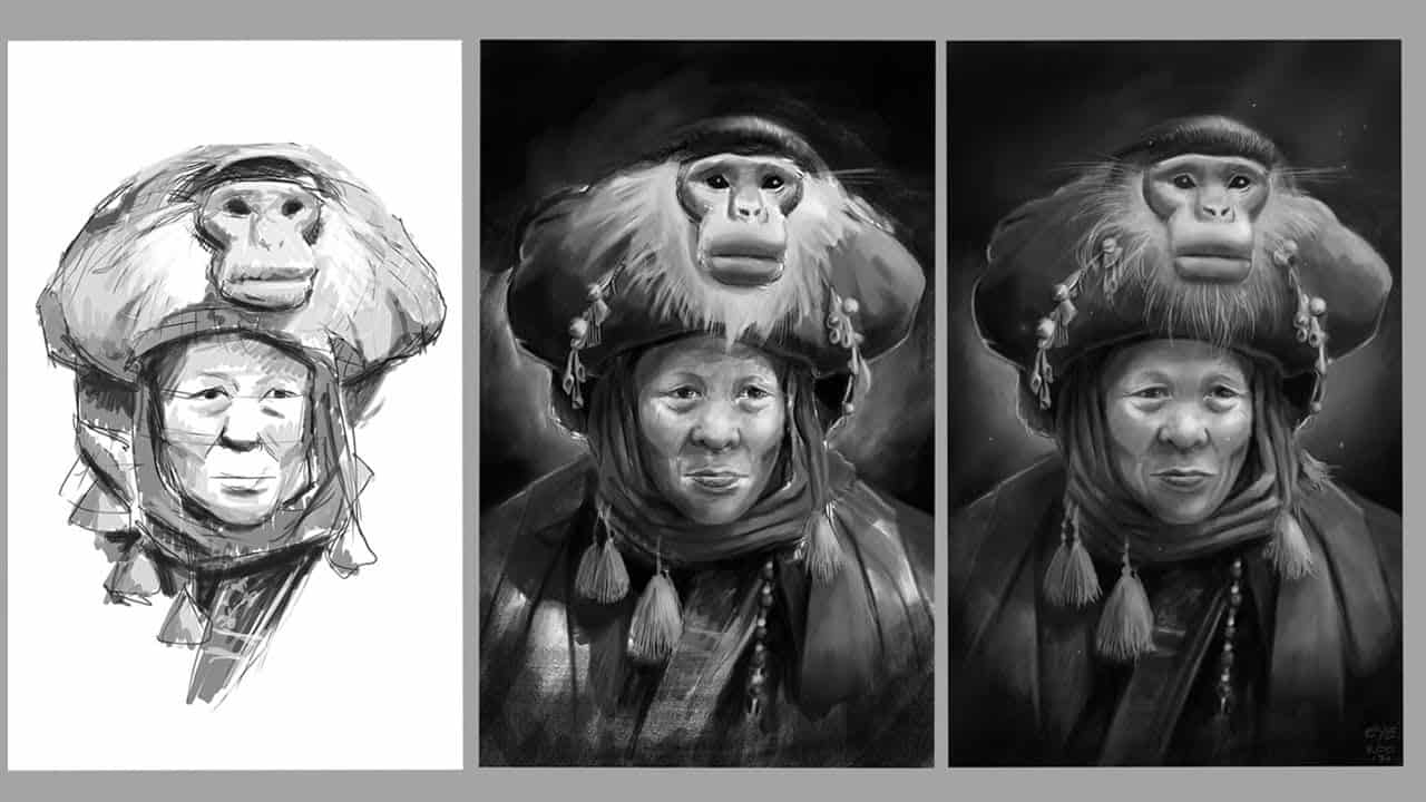 Digital Painting in Photoshop